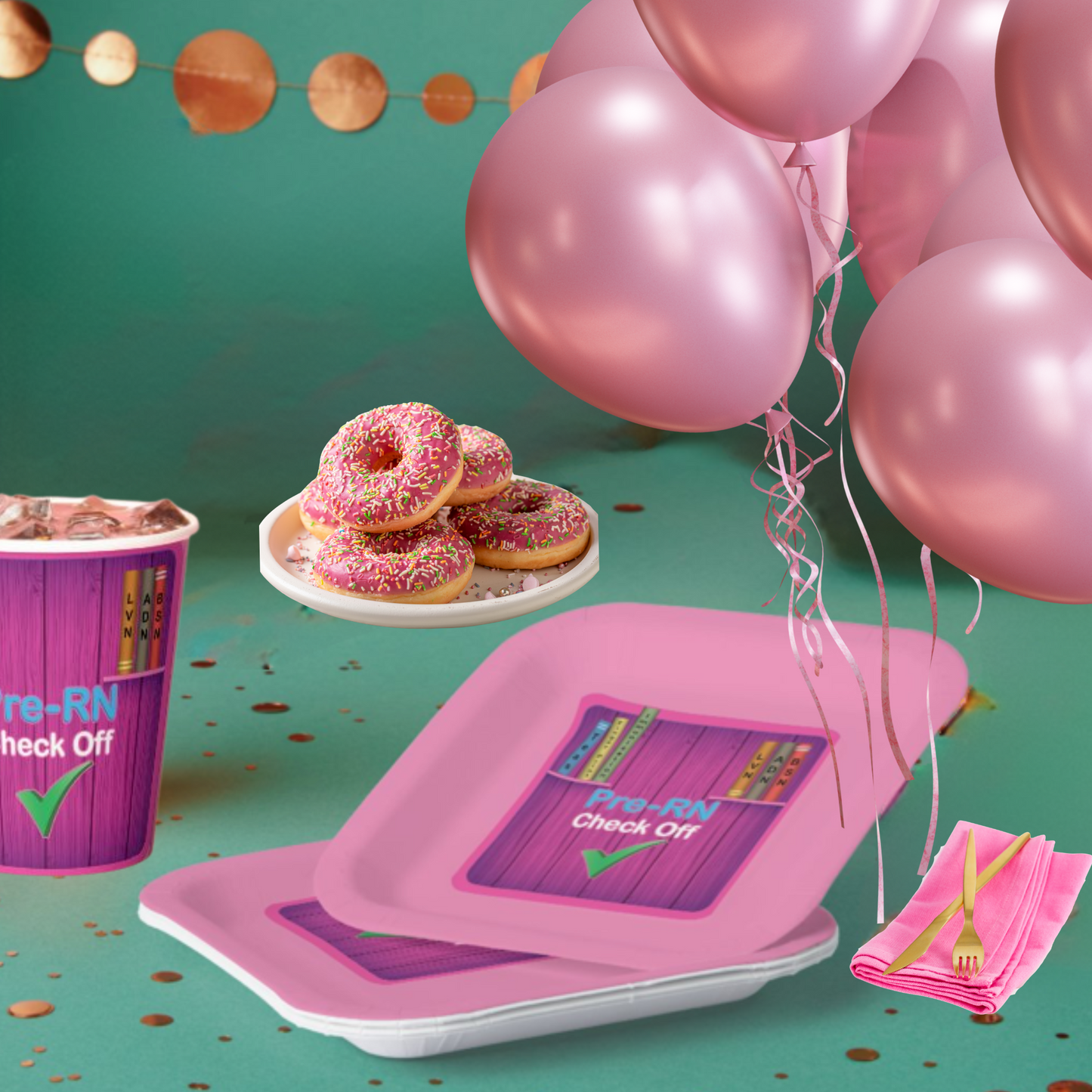 Pre-Nursing and Nursing Students Party Plates