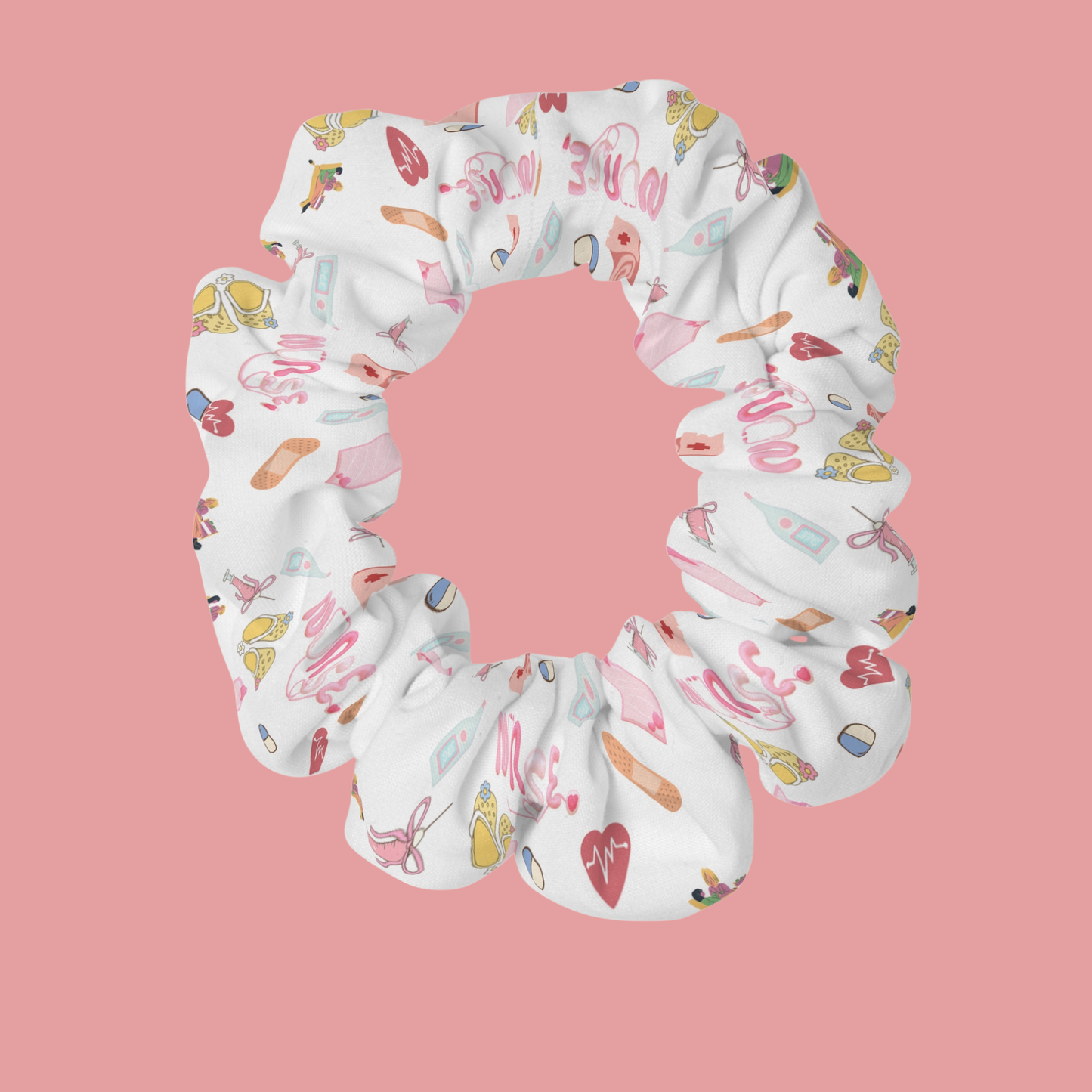 The Ultimate White Nursing Scrunchie