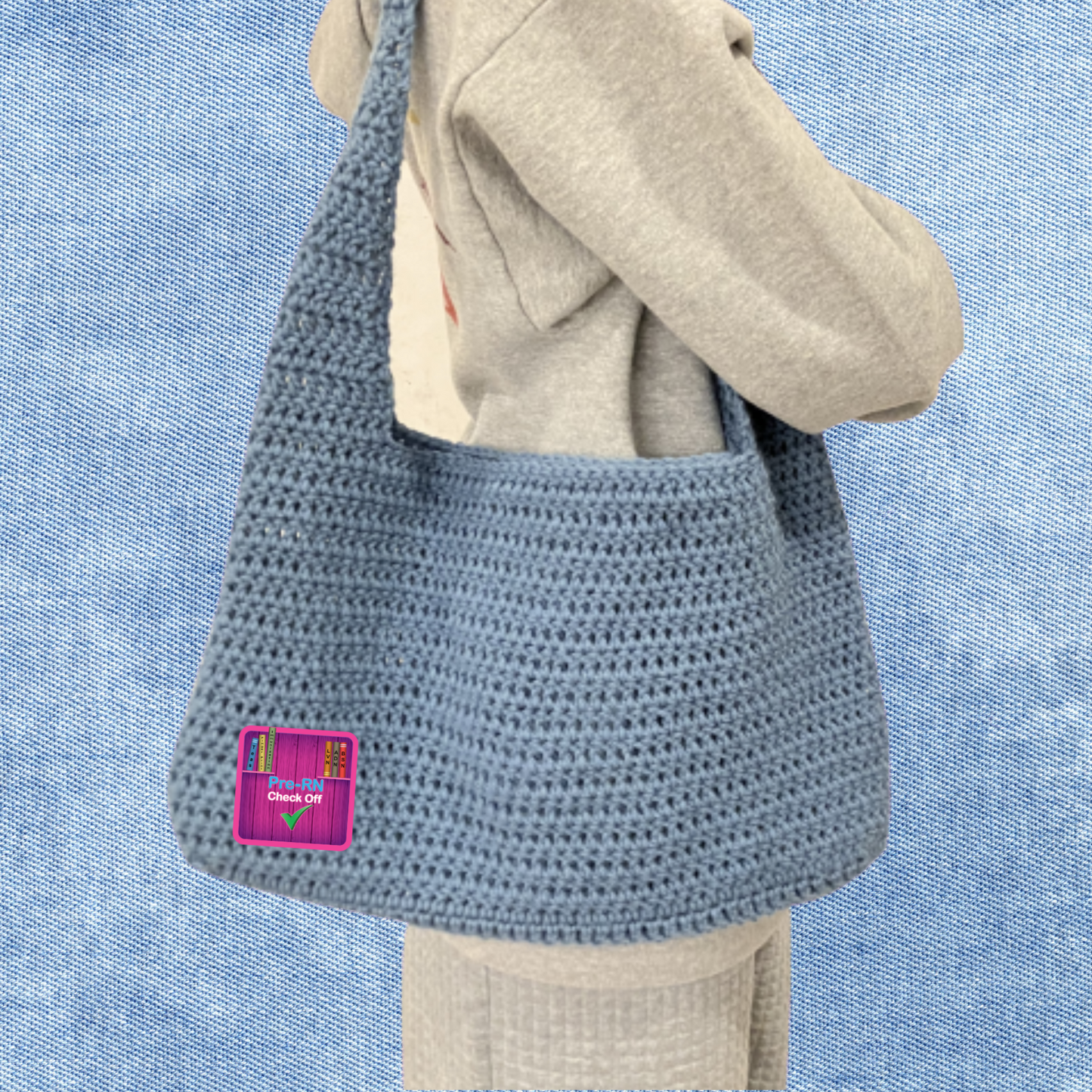 Chic Handmade Crochet Shoulder Bag
