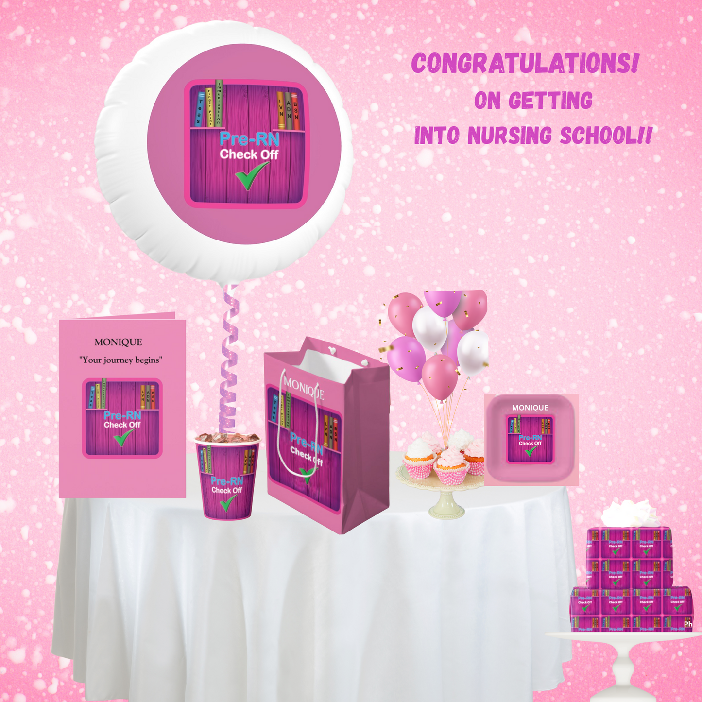 Beautiful Pre-Nursing Student Digital Gift Card!