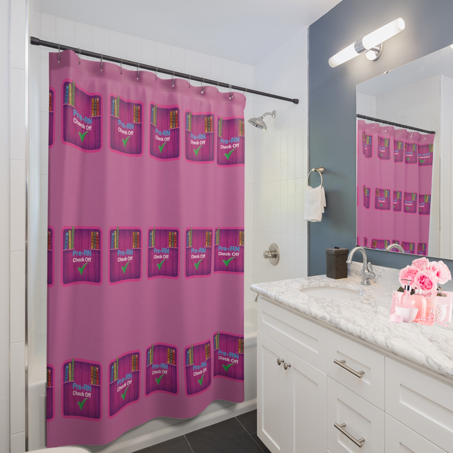 Nursing Student Motivation Shower Curtain