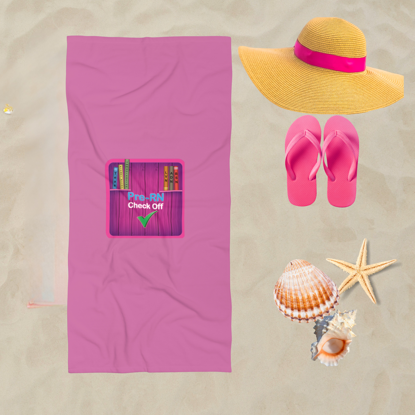 Chill Out Nursing Beach Towel