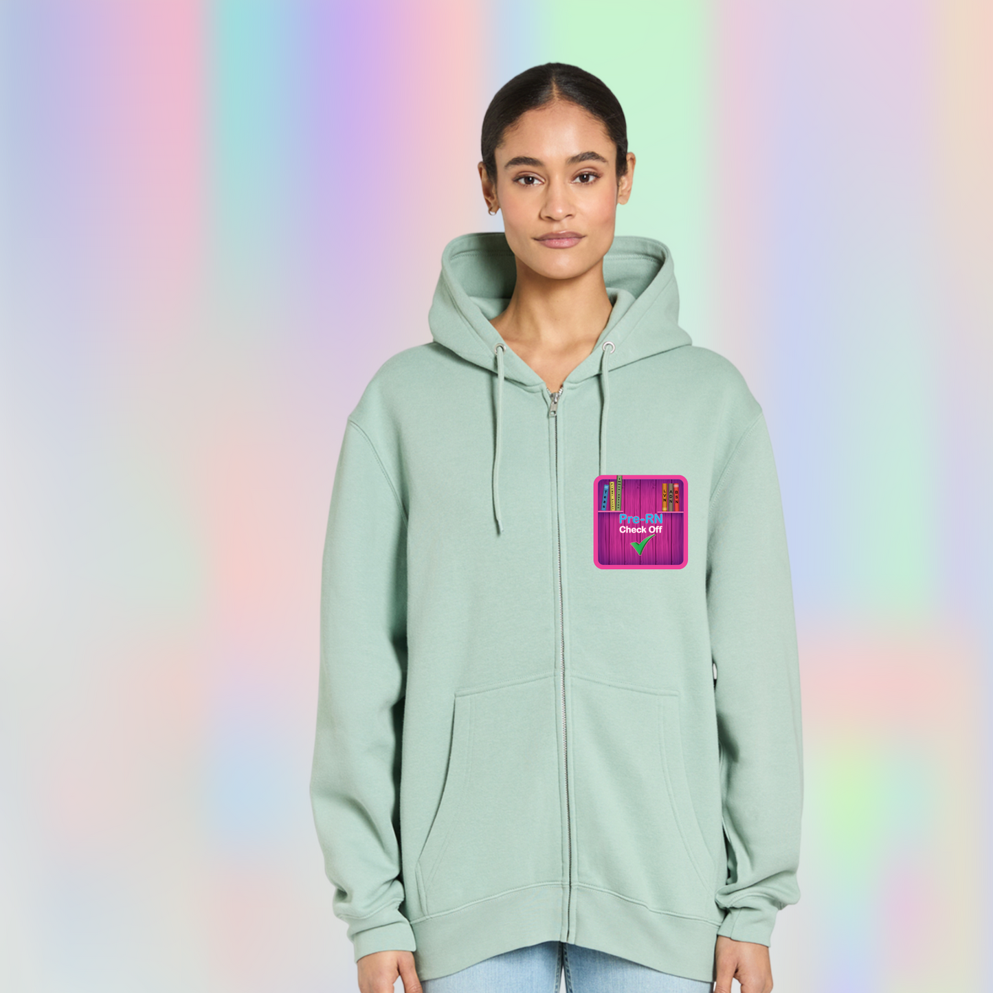Nursing Student Fleece Zip Hoodies