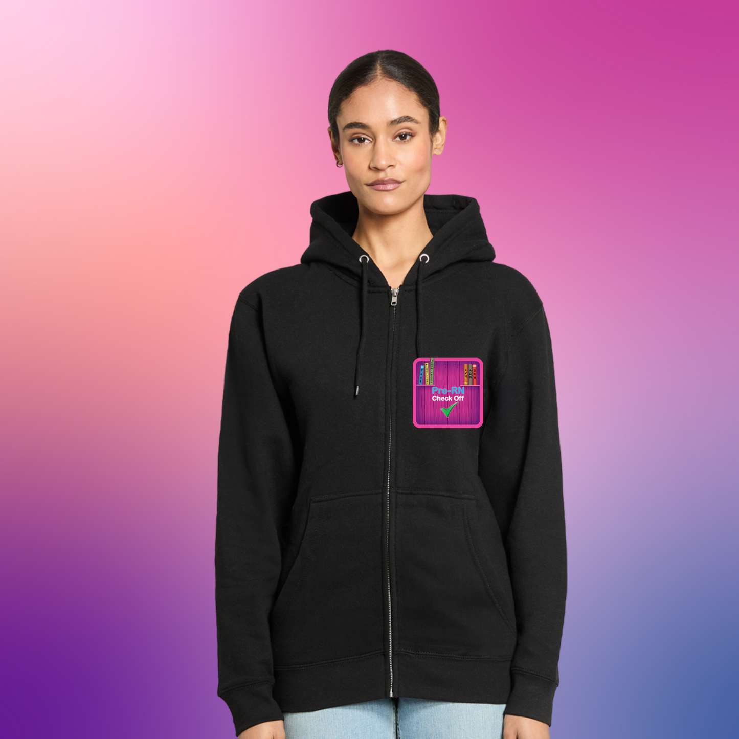 Nursing Student Fleece Zip Hoodies