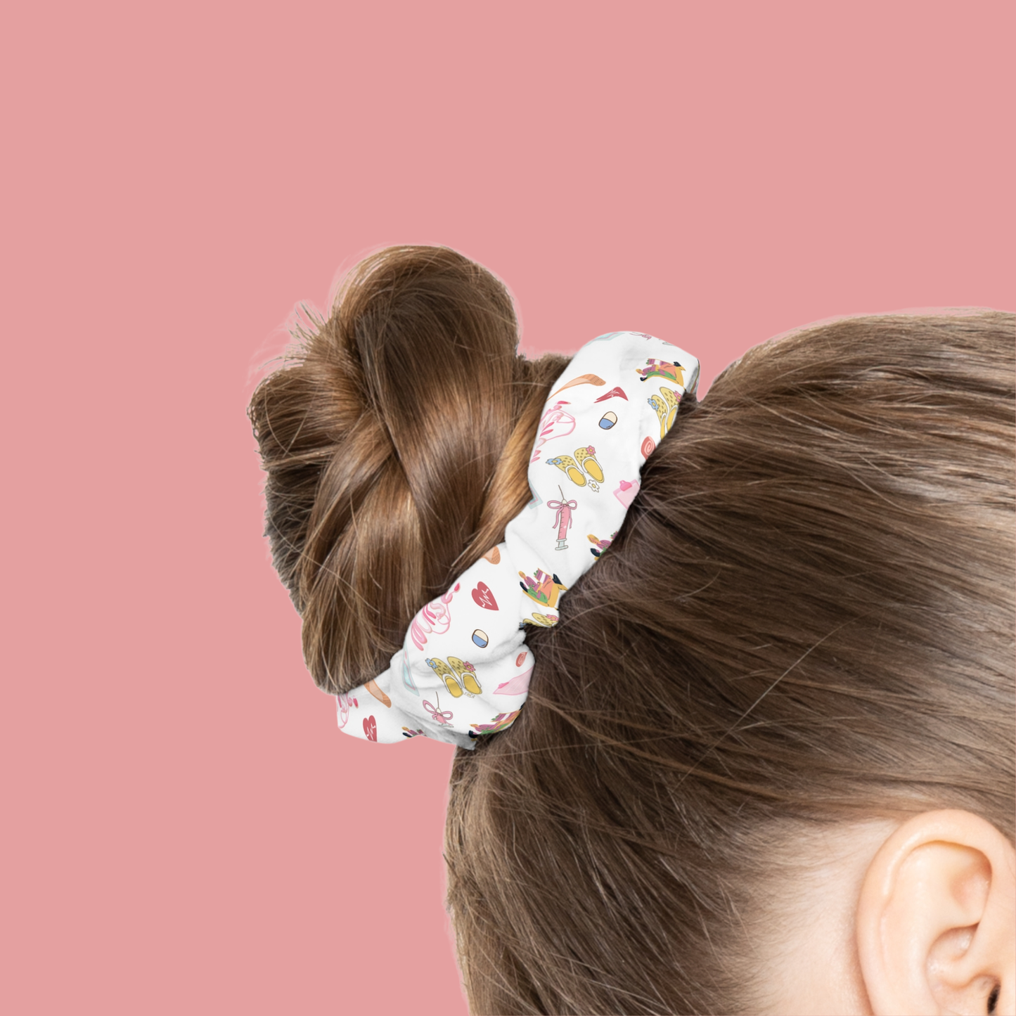 The Ultimate White Nursing Scrunchie