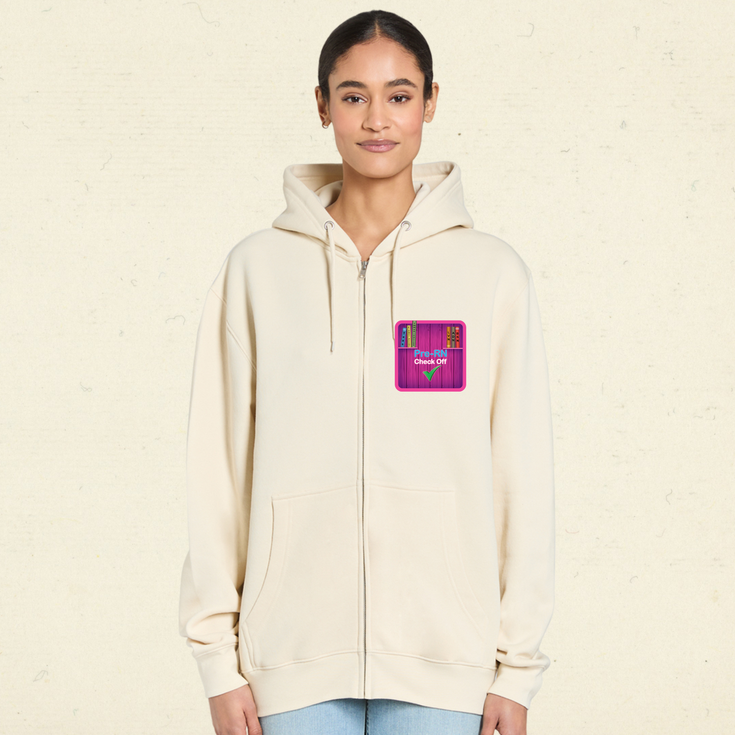 Nursing Student Fleece Zip Hoodies