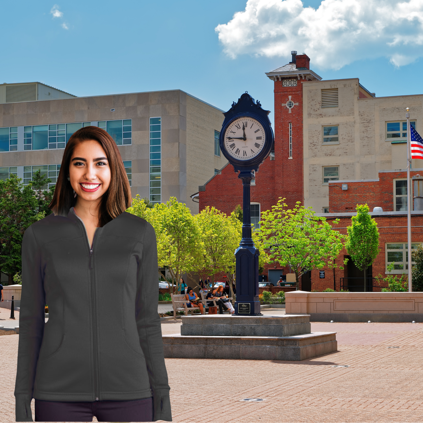 "Nursing Students' Poly Tech Zip Jacket"