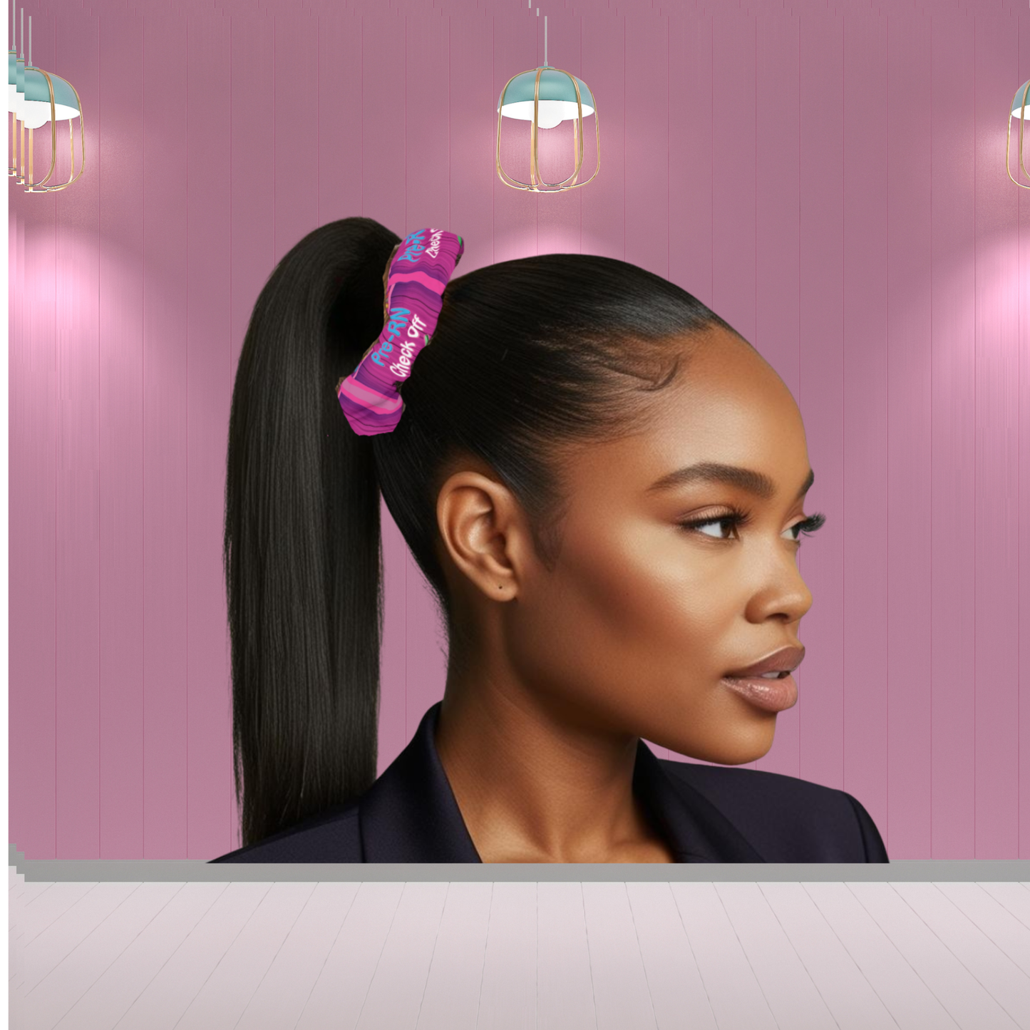 The Ultimate Hot Pink Nursing Scrunchie