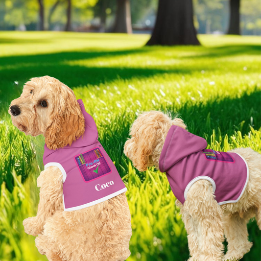 Cozy Custom Pet Hoodie for stylish walks!