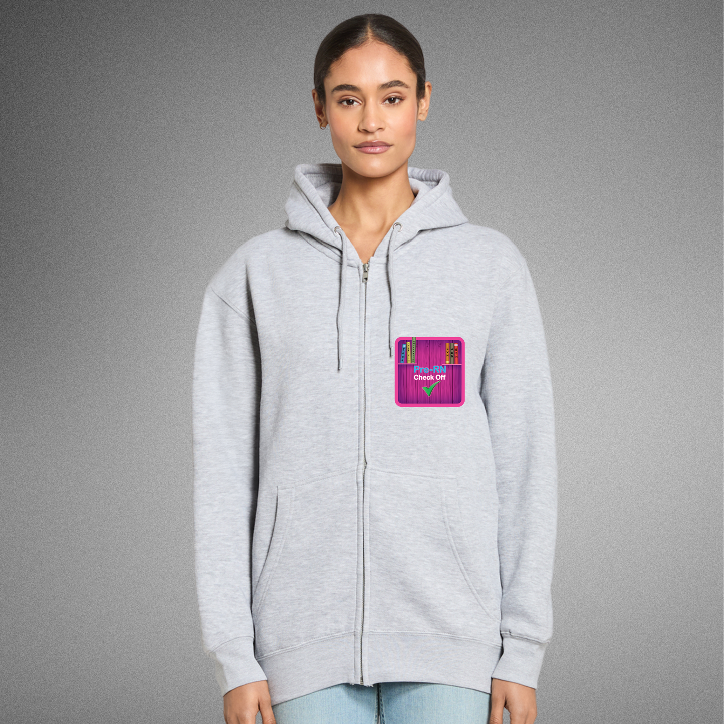 Nursing Student Fleece Zip Hoodies