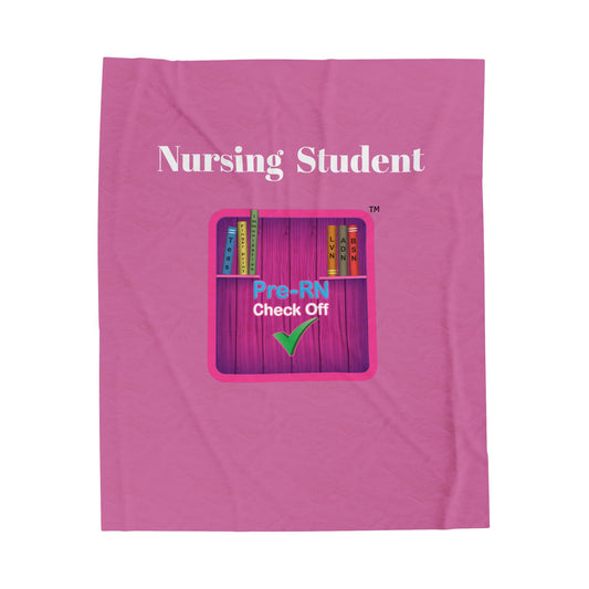 Nursing Student  Plush Blanket