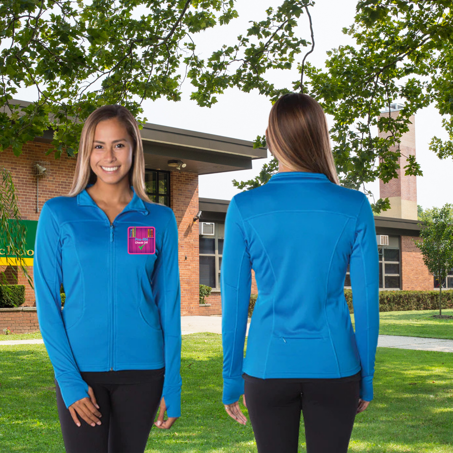 "Nursing Students' Poly Tech Zip Jacket"
