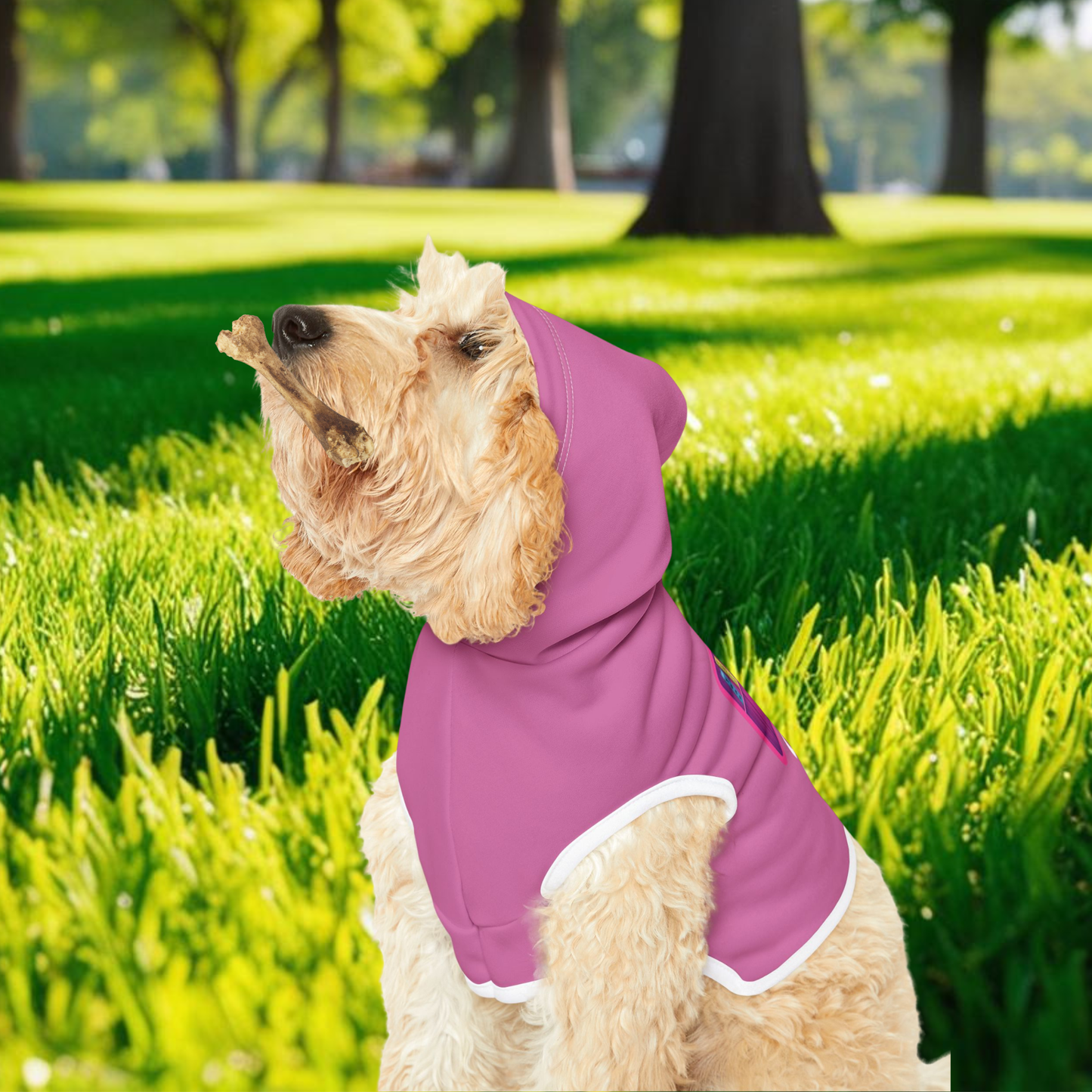 Cozy Custom Pet Hoodie for stylish walks!