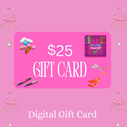 Beautiful Pre-Nursing Student Digital Gift Card!