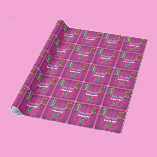 Pre-Nursing and Nursing Student Party Wrapping Paper